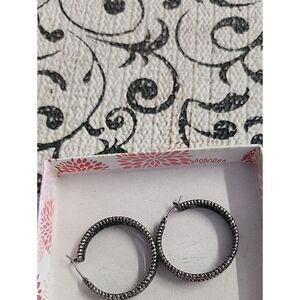 Premier Design Textured Hoop Earrings
